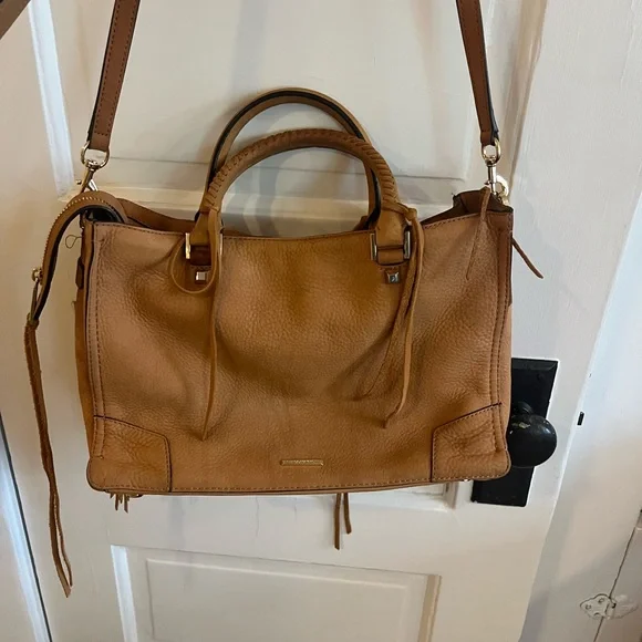 Rebecca Minkoff Tan Leather Fringe Handbag - Picture 2 of 10